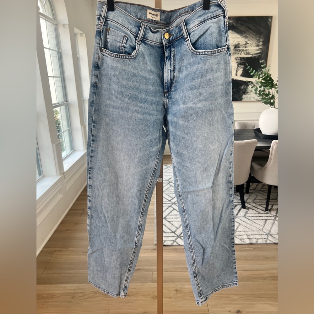 PILCRO Straight Leg Denim Jeans